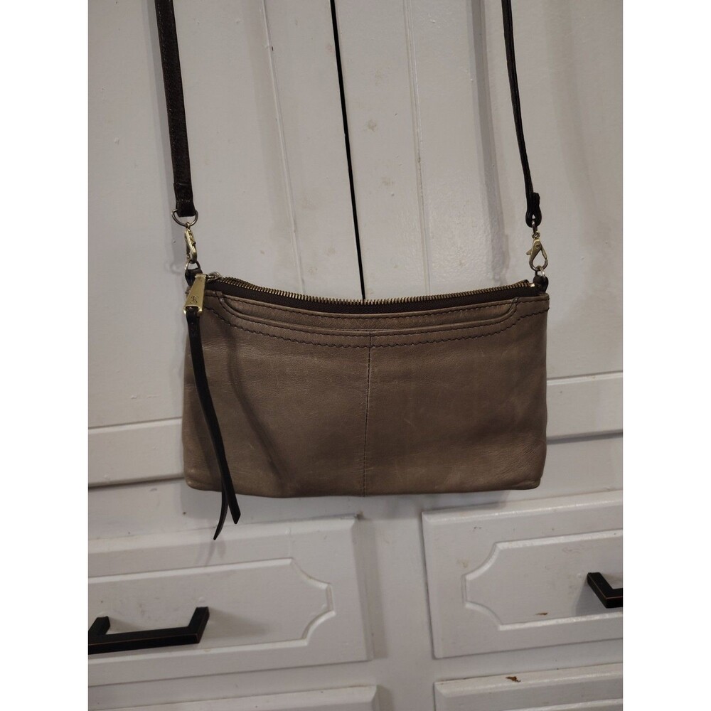 Hobo International Leather Tan Crossbody Bag Purse Small